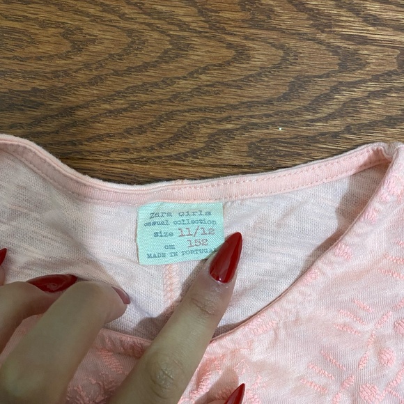 Zara Girls Embroidered Tank Top - Picture 2 of 3